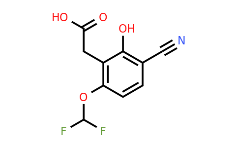 1805042-32-3 | 3-Cyano-6-difluoromethoxy-2-hydroxyphenylacetic acid