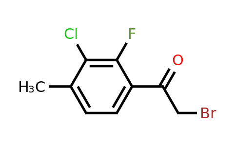 1805042-43-6 | 3'-Chloro-2'-fluoro-4'-methylphenacyl bromide