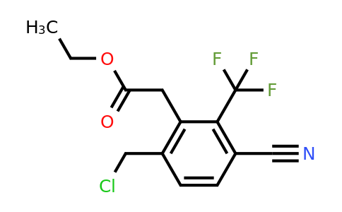 1805042-71-0 | Ethyl 6-chloromethyl-3-cyano-2-(trifluoromethyl)phenylacetate