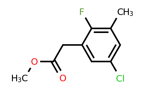 1805042-84-5 | Methyl 5-chloro-2-fluoro-3-methylphenylacetate