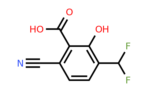 1805044-48-7 | 6-Cyano-3-difluoromethyl-2-hydroxybenzoic acid