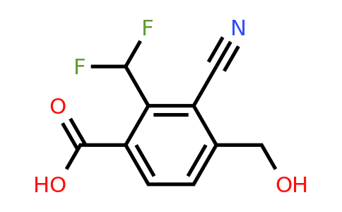 1805045-05-9 | 3-Cyano-2-difluoromethyl-4-(hydroxymethyl)benzoic acid