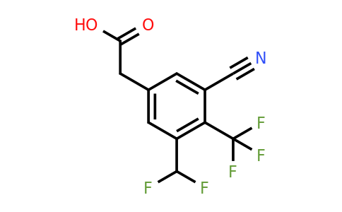 1805045-11-7 | 3-Cyano-5-difluoromethyl-4-(trifluoromethyl)phenylacetic acid