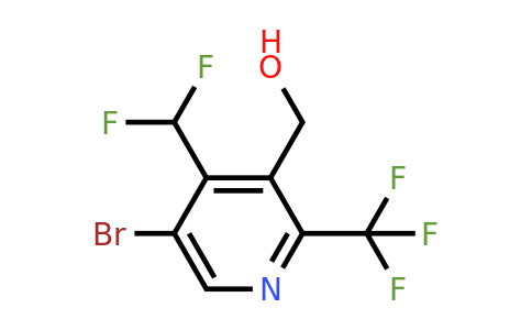 5-Bromo-4-(difluoromethyl)-2-(trifluoromethyl)pyridine-3-methanol