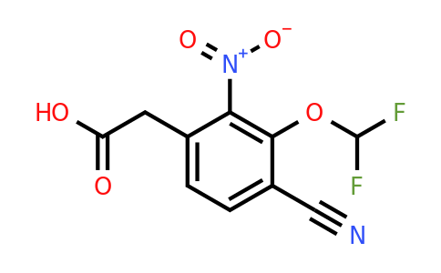 1805045-81-1 | 4-Cyano-3-difluoromethoxy-2-nitrophenylacetic acid