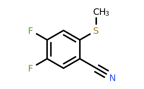 1805046-62-1 | 2-Cyano-4,5-difluorothioanisole