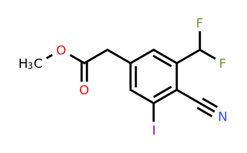 1805046-70-1 | Methyl 4-cyano-3-difluoromethyl-5-iodophenylacetate