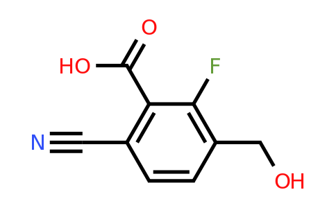 1805047-14-6 | 6-Cyano-2-fluoro-3-(hydroxymethyl)benzoic acid