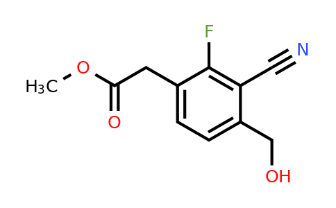 1805047-60-2 | Methyl 3-cyano-2-fluoro-4-(hydroxymethyl)phenylacetate