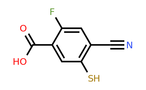 1805048-37-6 | 4-Cyano-2-fluoro-5-mercaptobenzoic acid