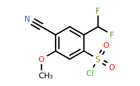 1805048-41-2 | 4-Cyano-2-difluoromethyl-5-methoxybenzenesulfonylchloride