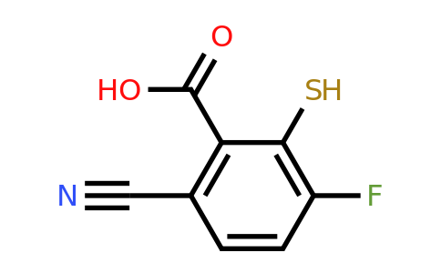 1805048-63-8 | 6-Cyano-3-fluoro-2-mercaptobenzoic acid