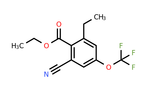 1805050-04-7 | Ethyl 2-cyano-6-ethyl-4-(trifluoromethoxy)benzoate