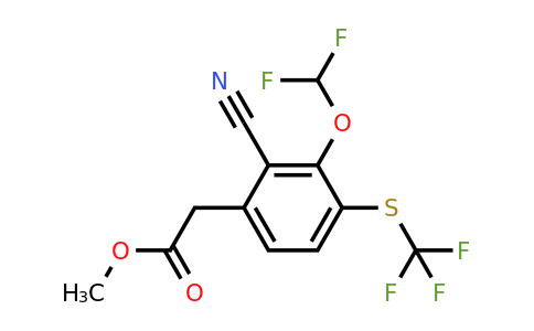 1805050-25-2 | Methyl 2-cyano-3-difluoromethoxy-4-(trifluoromethylthio)phenylacetate
