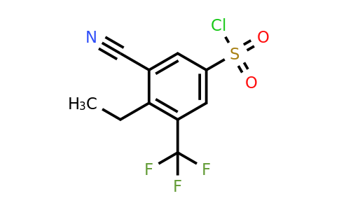 1805050-57-0 | 3-Cyano-4-ethyl-5-(trifluoromethyl)benzenesulfonylchloride