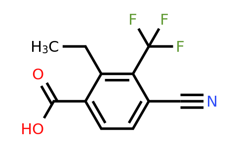1805050-66-1 | 4-Cyano-2-ethyl-3-(trifluoromethyl)benzoic acid