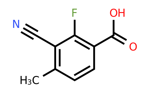1805051-01-7 | 3-Cyano-2-fluoro-4-methylbenzoic acid
