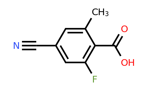 1805051-09-5 | 4-Cyano-2-fluoro-6-methylbenzoic acid