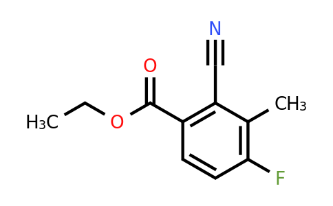 1805051-26-6 | Ethyl 2-cyano-4-fluoro-3-methylbenzoate