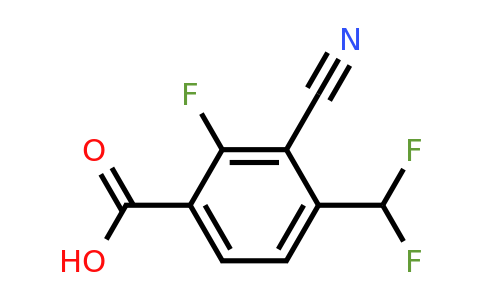 1805051-96-0 | 3-Cyano-4-difluoromethyl-2-fluorobenzoic acid