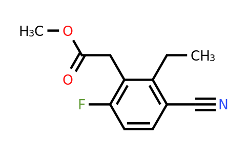 1805052-44-1 | Methyl 3-cyano-6-fluoro-2-ethylphenylacetate