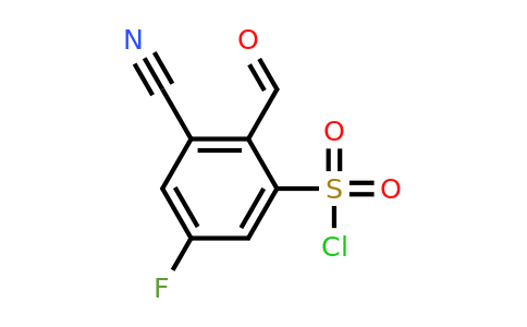 1805052-61-2 | 3-Cyano-5-fluoro-2-formylbenzenesulfonylchloride