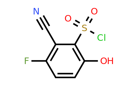 1805053-30-8 | 2-Cyano-3-fluoro-6-hydroxybenzenesulfonylchloride