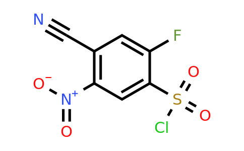 1805055-31-5 | 4-Cyano-2-fluoro-5-nitrobenzenesulfonylchloride
