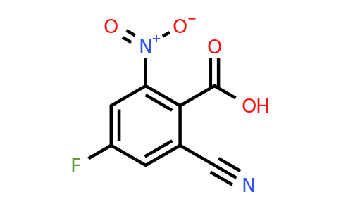1805055-34-8 | 2-Cyano-4-fluoro-6-nitrobenzoic acid