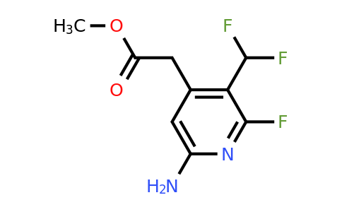 1805056-33-0 | Methyl 6-amino-3-(difluoromethyl)-2-fluoropyridine-4-acetate