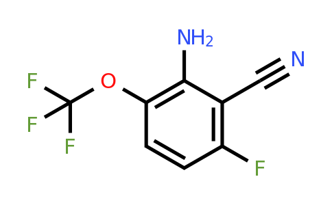 1805056-59-0 | 2-Cyano-3-fluoro-6-(trifluoromethoxy)aniline