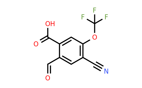 1805057-24-2 | 4-Cyano-2-formyl-5-(trifluoromethoxy)benzoic acid