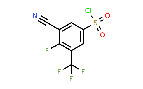 1805057-59-3 | 3-Cyano-4-fluoro-5-(trifluoromethyl)benzenesulfonylchloride