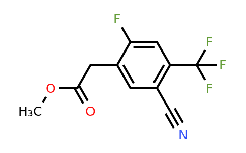 1805058-44-9 | Methyl 5-cyano-2-fluoro-4-(trifluoromethyl)phenylacetate