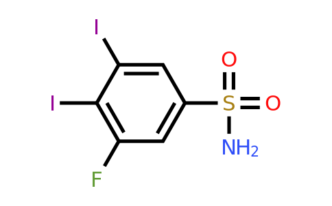 1805058-64-3 | 3,4-Diiodo-5-fluorobenzenesulfonamide