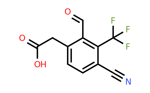 1805058-99-4 | 4-Cyano-2-formyl-3-(trifluoromethyl)phenylacetic acid