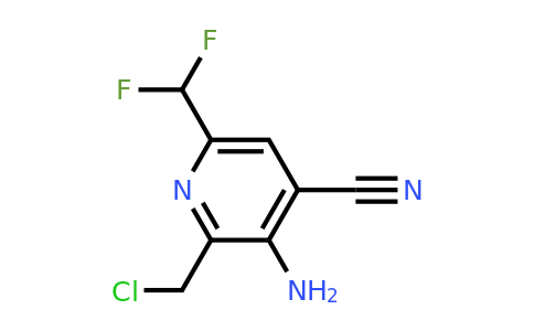 3-Amino-2-(chloromethyl)-4-cyano-6-(difluoromethyl)pyridine