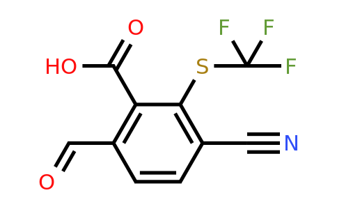 1805059-36-2 | 3-Cyano-6-formyl-2-(trifluoromethylthio)benzoic acid