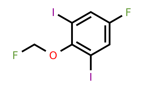 1805059-48-6 | 1,3-Diiodo-5-fluoro-2-(fluoromethoxy)benzene