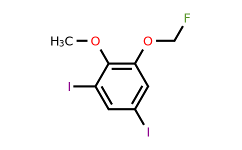 1805059-66-8 | 2,4-Diiodo-6-(fluoromethoxy)anisole