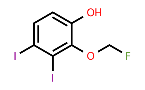 1805059-87-3 | 3,4-Diiodo-2-(fluoromethoxy)phenol