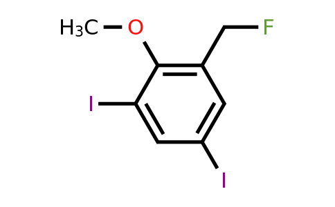 1805059-95-3 | 2,4-Diiodo-6-(fluoromethyl)anisole