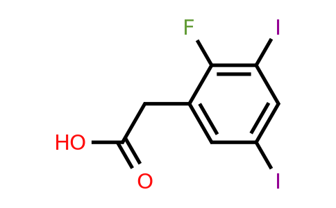 1805060-42-7 | 3,5-Diiodo-2-fluorophenylacetic acid