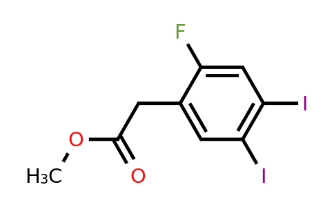 1805060-74-5 | Methyl 4,5-diiodo-2-fluorophenylacetate