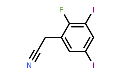 1805060-84-7 | 3,5-Diiodo-2-fluorophenylacetonitrile