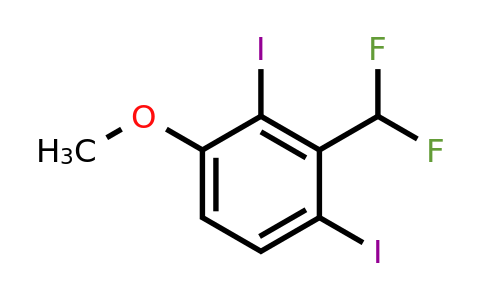 1805062-55-8 | 3-Difluoromethyl-2,4-diiodoanisole