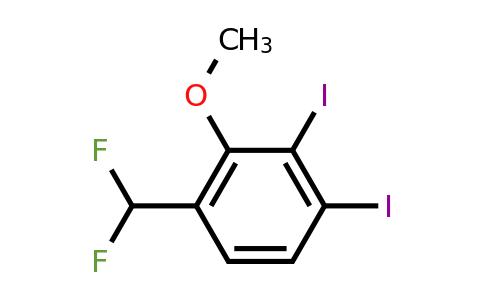 1805062-62-7 | 6-Difluoromethyl-2,3-diiodoanisole