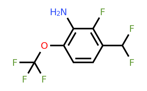 1805062-82-1 | 3-Difluoromethyl-2-fluoro-6-(trifluoromethoxy)aniline