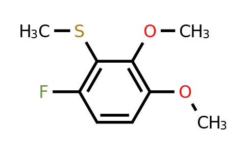 1805064-34-9 | 2,3-Dimethoxy-6-fluorothioanisole
