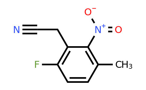 1805069-34-4 | 6-Fluoro-3-methyl-2-nitrophenylacetonitrile